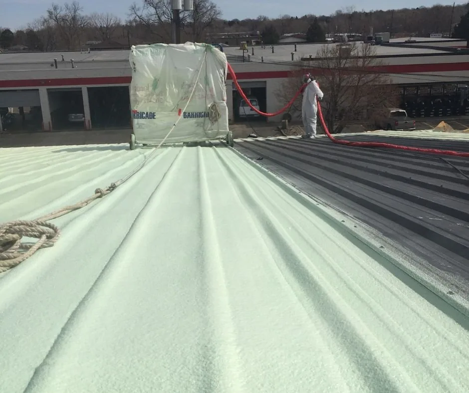 Spray foam roofing Spray foam roofing
